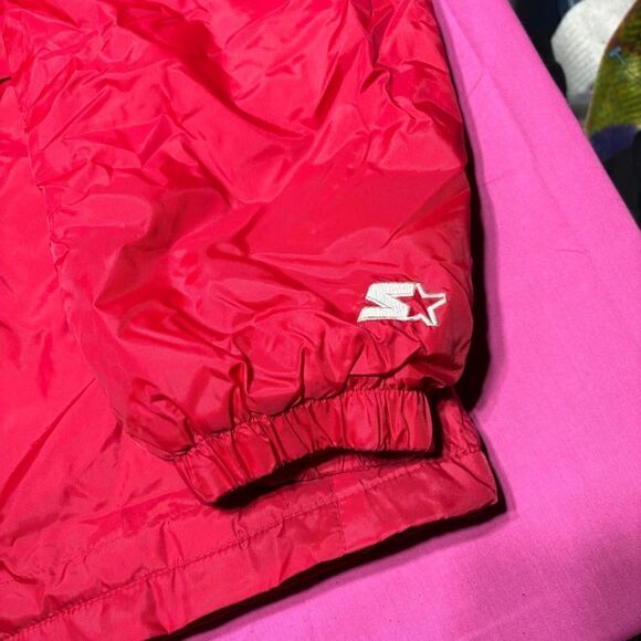 Ohio State Buckeyes STARTER Lined Bomber‎ Jacket Mens Medium Vintage - Picture 4 of 6